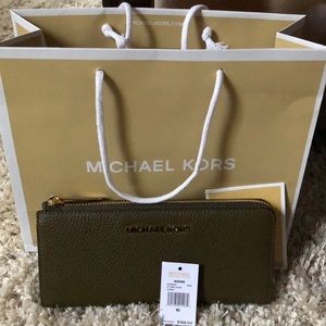 Michael Kors Olive Green Wallet